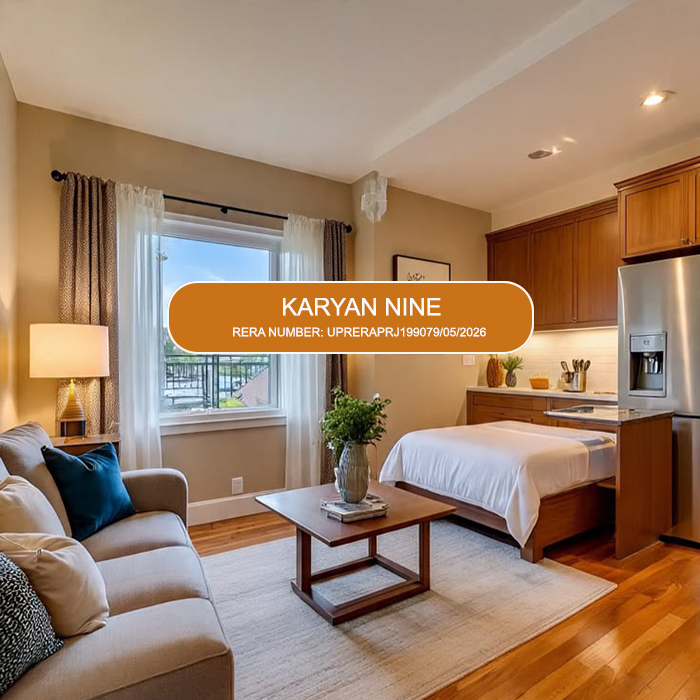 Karyan IX Studio, Wave City floor plan 